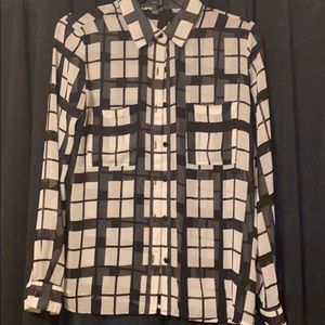 Black and white shirt